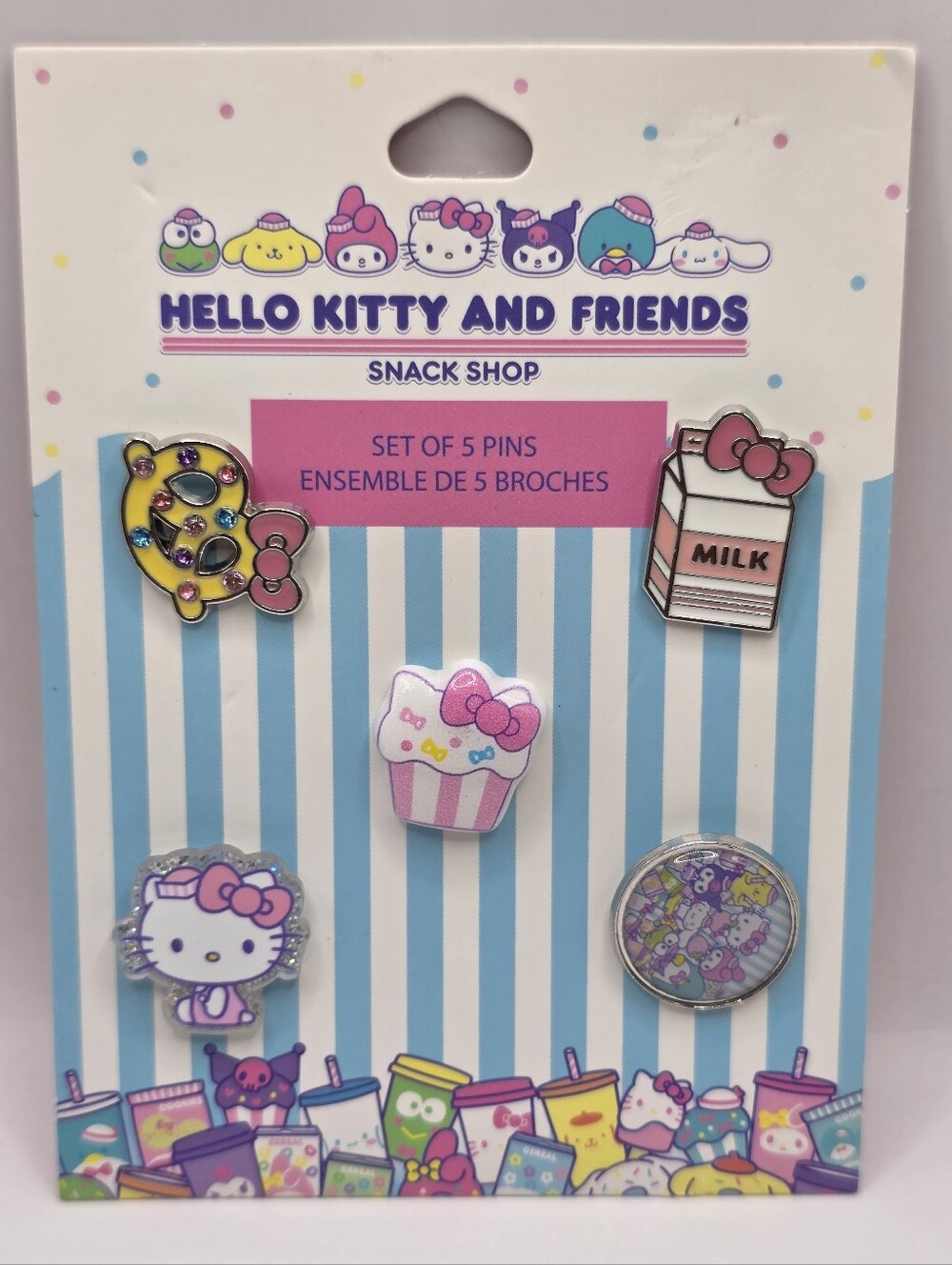Hello Kitty & Friends Pin Set